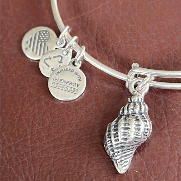 Alex and Ani Shell Charm Bracelet - Picture 2 of 3